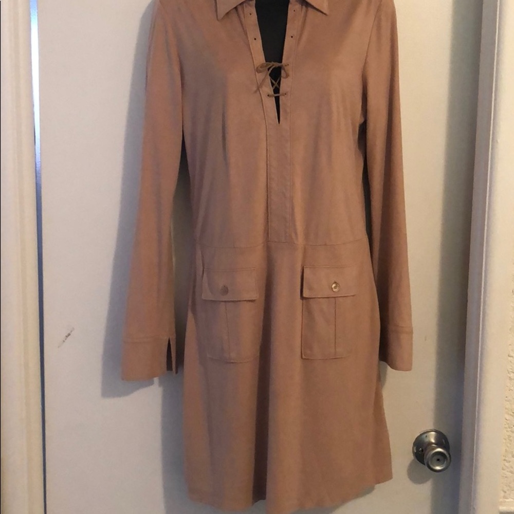 Suede Tan Dresses